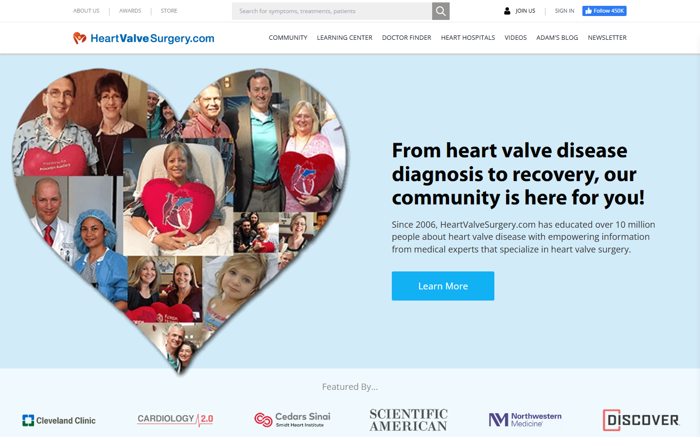 HeartValveSurgery.com project screenshot