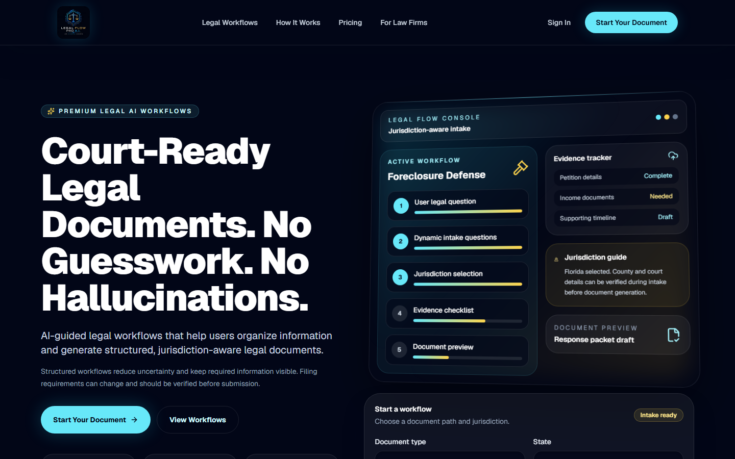 Legal Flow Pro project screenshot