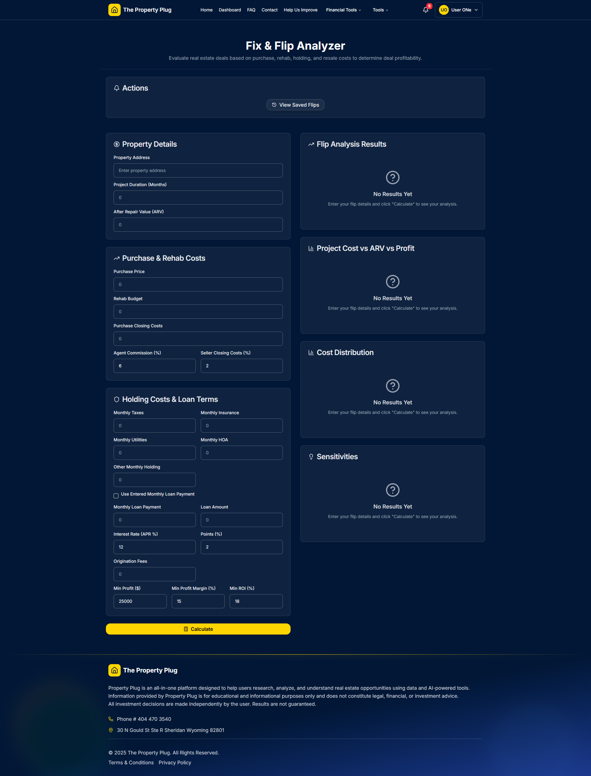 The Property Plug website screenshot